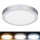 Plafoniera/pannello LED 2-in-1 a superficie/da incasso 24W/230V 3000/4000/6000K Ø 30 cm IP54 argento