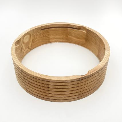 Plafoniera per bagno OAK 2xE27/15W/230V IP54 rovere, Ø 27 cm