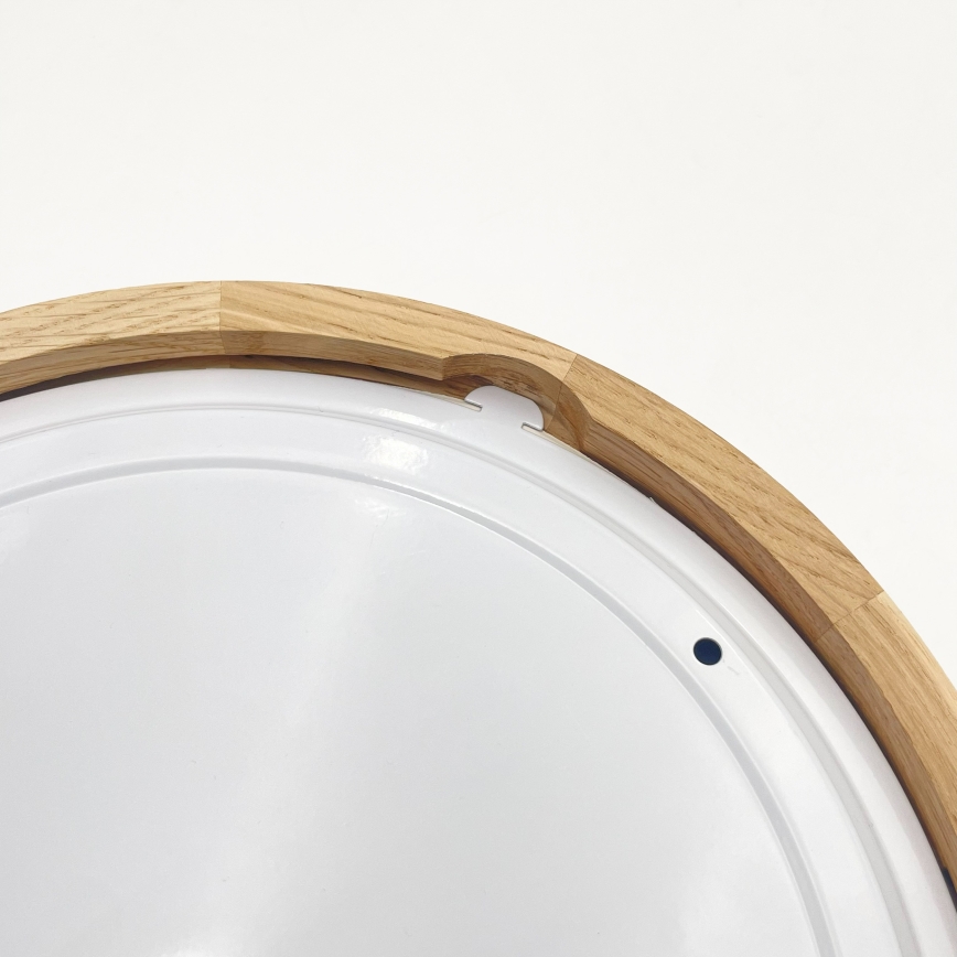 Plafoniera per bagno OAK 2xE27/15W/230V IP54 rovere, Ø 27 cm