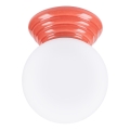 Plafoniera per bagno ZORI 1xG9/8W/230V Ø 12 cm IP44 rosa