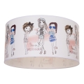 Plafoniera per bambine GIRLS VIBES 1xE27/60W/230V Ø 40 cm