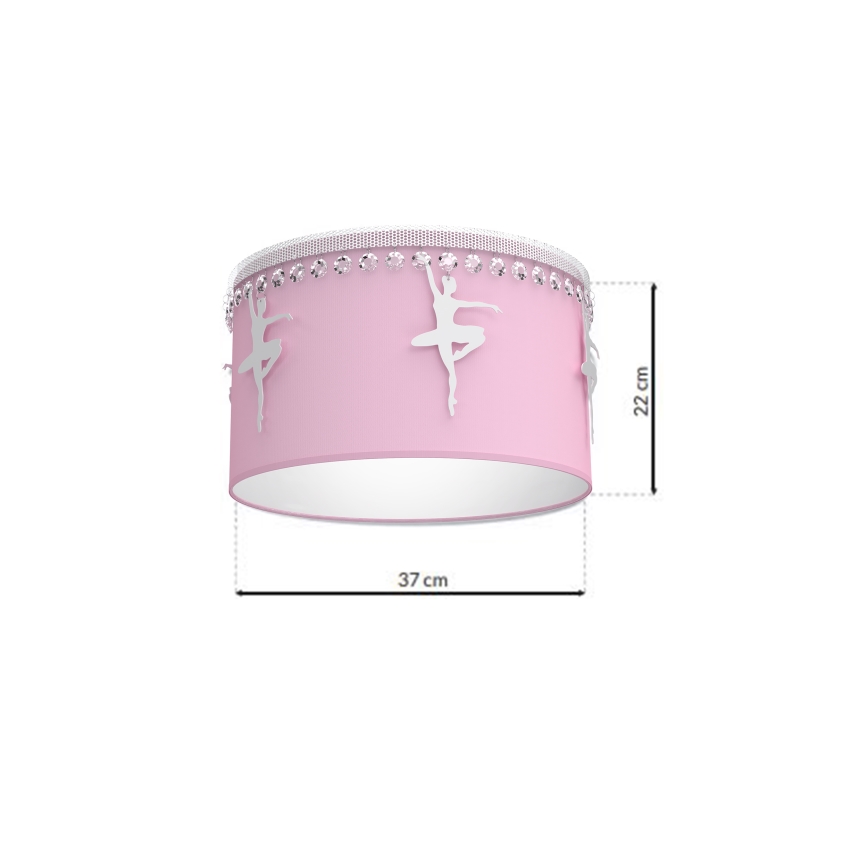 Plafoniera per bambini BALLET 1xE27/60W/230V