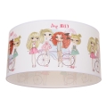 Plafoniera per bambini GIRLS VIBES 1xE27/60W/230V Ø 40 cm per ragazze
