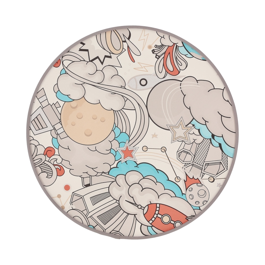 Plafoniera per bambini KIDDY 2xE27/40W/230V bianco/beige