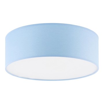 Plafoniera per bambini RONDO KIDS 4xE27/15W/230V blu