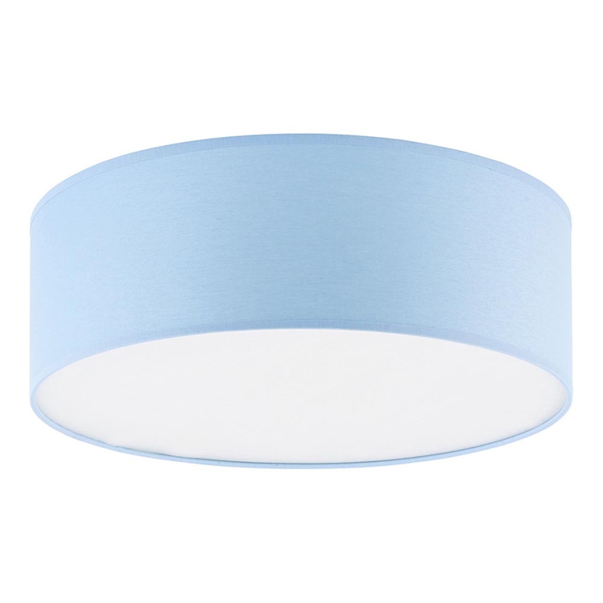 Plafoniera per bambini RONDO KIDS 4xE27/15W/230V blu