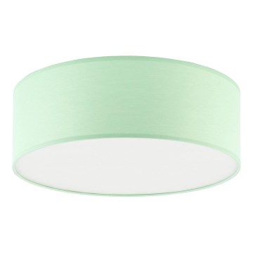 Plafoniera per bambini RONDO KIDS 4xE27/15W/230V verde