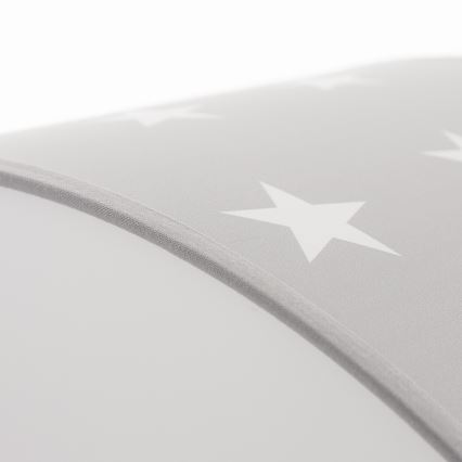 Plafoniera per bambini STARS GREY 2xE27/60W/230V grigio