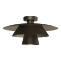 Plafoniera PLATO 1xE27/15W/230V Ø 32 cm antracite