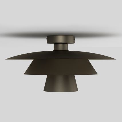 Plafoniera PLATO 1xE27/15W/230V Ø 32 cm antracite
