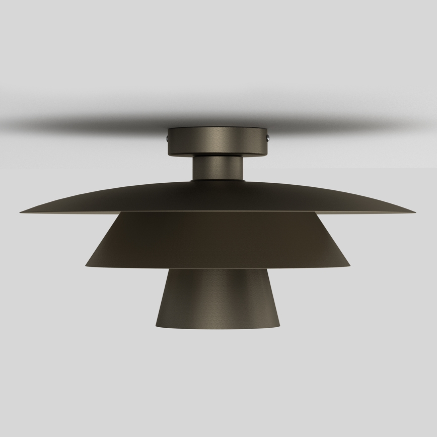Plafoniera PLATO 1xE27/15W/230V Ø 32 cm antracite