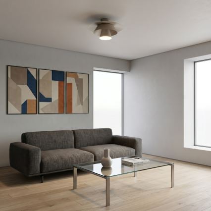 Plafoniera PLATO 1xE27/15W/230V Ø 32 cm beige