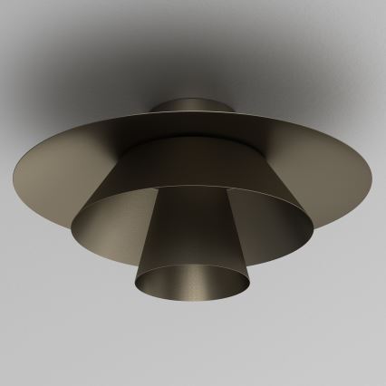 Plafoniera PLATO 1xE27/15W/230V Ø 38 cm antracite