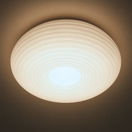 Plafoniera PULSO 3xE27/15W/230V diam. 42 cm bianca