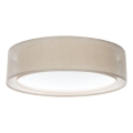 Plafoniera PURO 2xE27/40W/230V Ø 60 cm beige