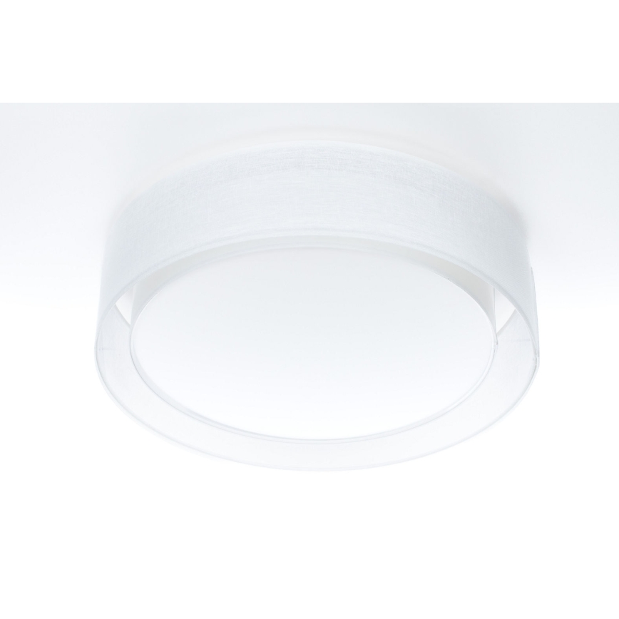 Plafoniera PURO 2xE27/40W/230V Ø 60 cm bianca