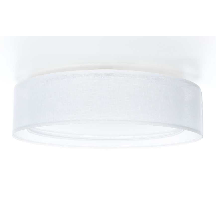 Plafoniera PURO 2xE27/40W/230V Ø 60 cm bianca
