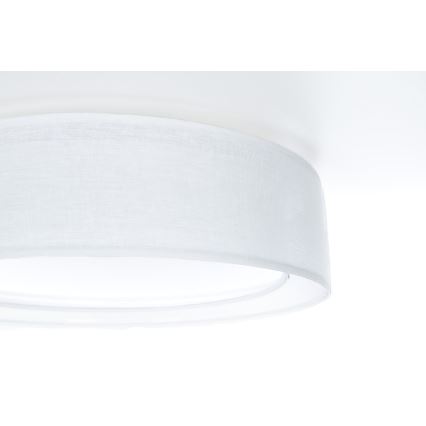 Plafoniera PURO 2xE27/40W/230V Ø 60 cm bianca