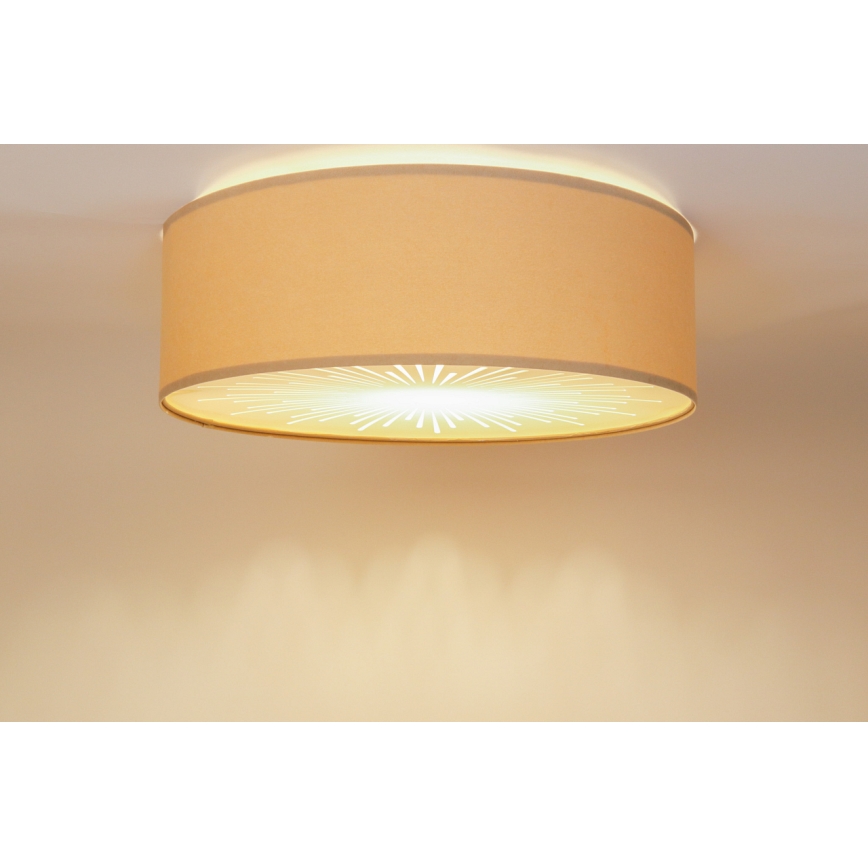 Plafoniera RAYS 2xE27/60W/230V diametro 60 cm bianco