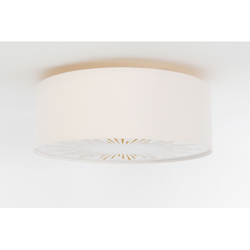 Plafoniera RAYS 2xE27/60W/230V diametro 60 cm bianco