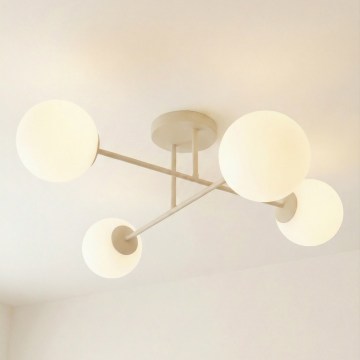 Plafoniera ROMA 4xE14/10W/230V beige