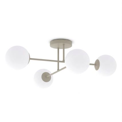 Plafoniera ROMA 4xE14/10W/230V beige