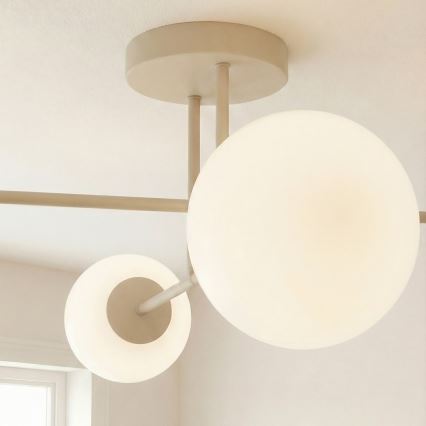 Plafoniera ROMA 4xE14/10W/230V beige