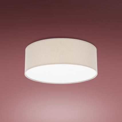 Plafoniera  RONDO 4xE27/15W/230V d. 45 cm beige