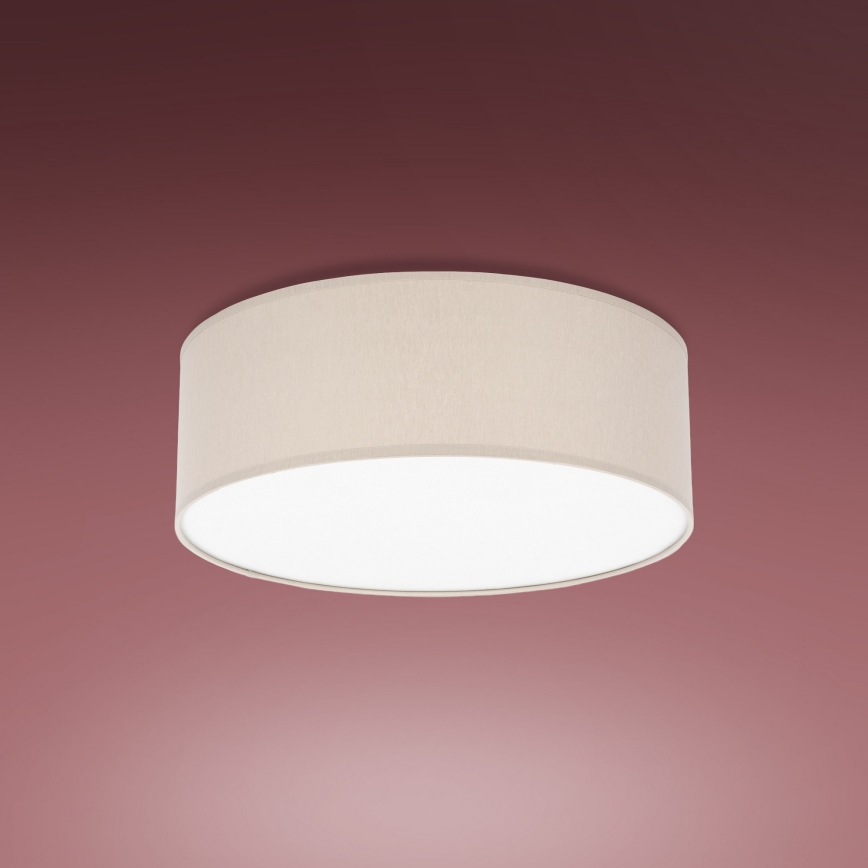 Plafoniera  RONDO 4xE27/15W/230V d. 45 cm beige