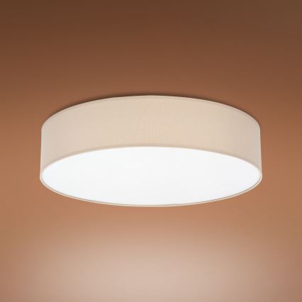 Plafoniera RONDO 4xE27/15W/230V d. 61 cm beige