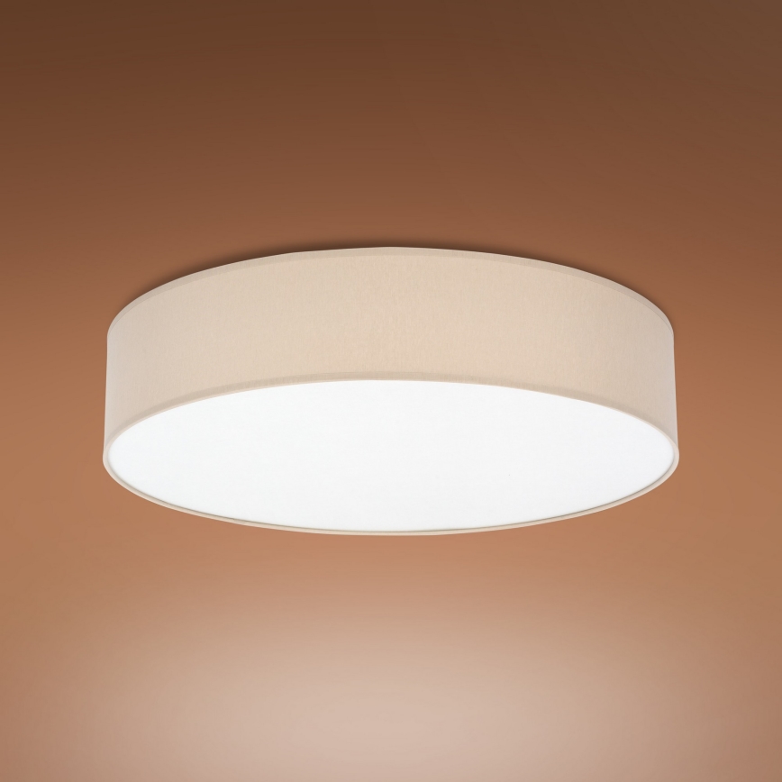 Plafoniera RONDO 4xE27/15W/230V d. 61 cm beige