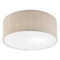 Plafoniera SIRJA 1xE27/15W/230V Ø 35 cm beige
