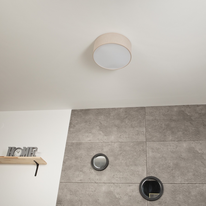Plafoniera SIRJA 1xE27/60W/230V diametro 35 cm beige