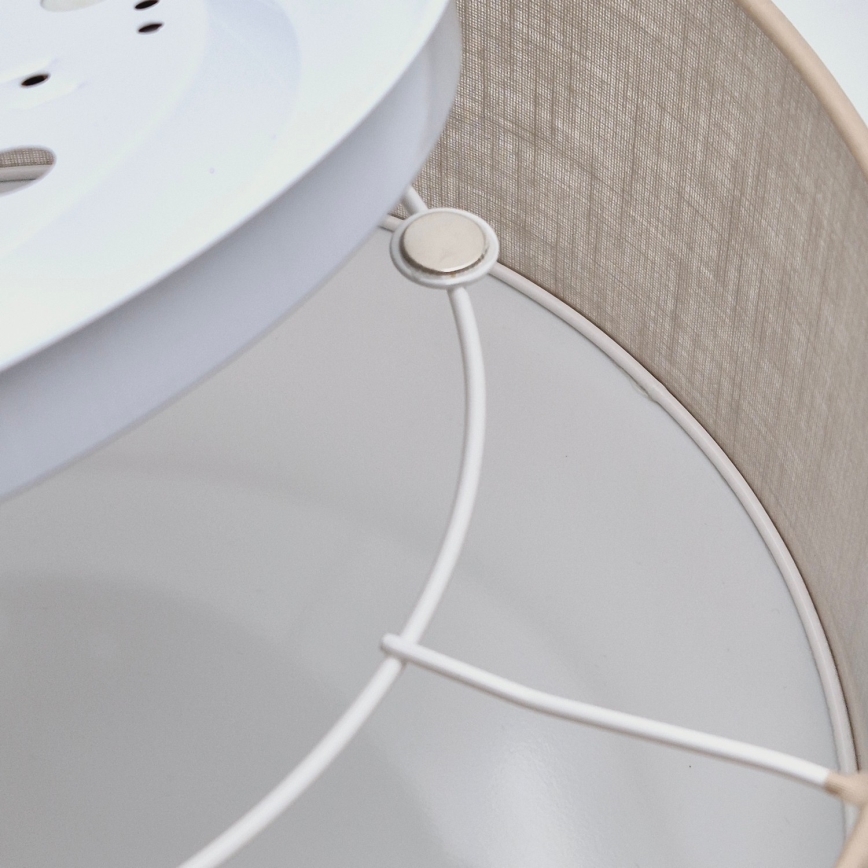 Plafoniera SIRJA 1xE27/60W/230V diametro 35 cm beige