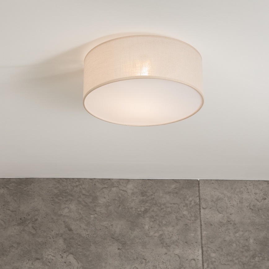 Plafoniera SIRJA 1xE27/60W/230V diametro 35 cm panna