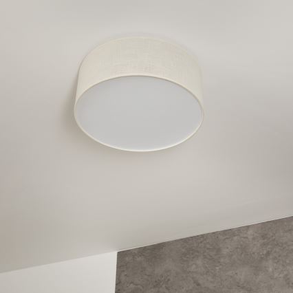Plafoniera SIRJA 1xE27/60W/230V diametro 35 cm panna