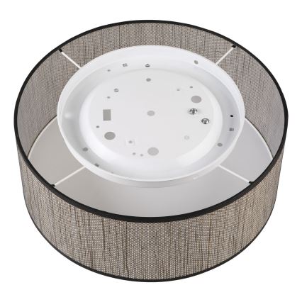Plafoniera SIRJA 2xE27/15W/230V, diametro 35 cm, marrone