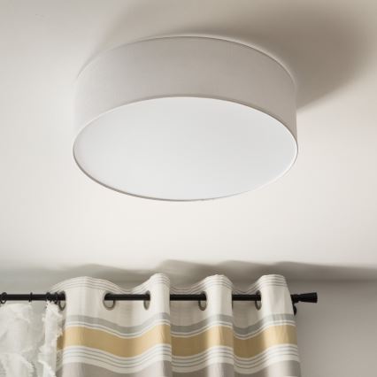 Plafoniera SIRJA 2xE27/15W/230V Ø 45 cm bianca