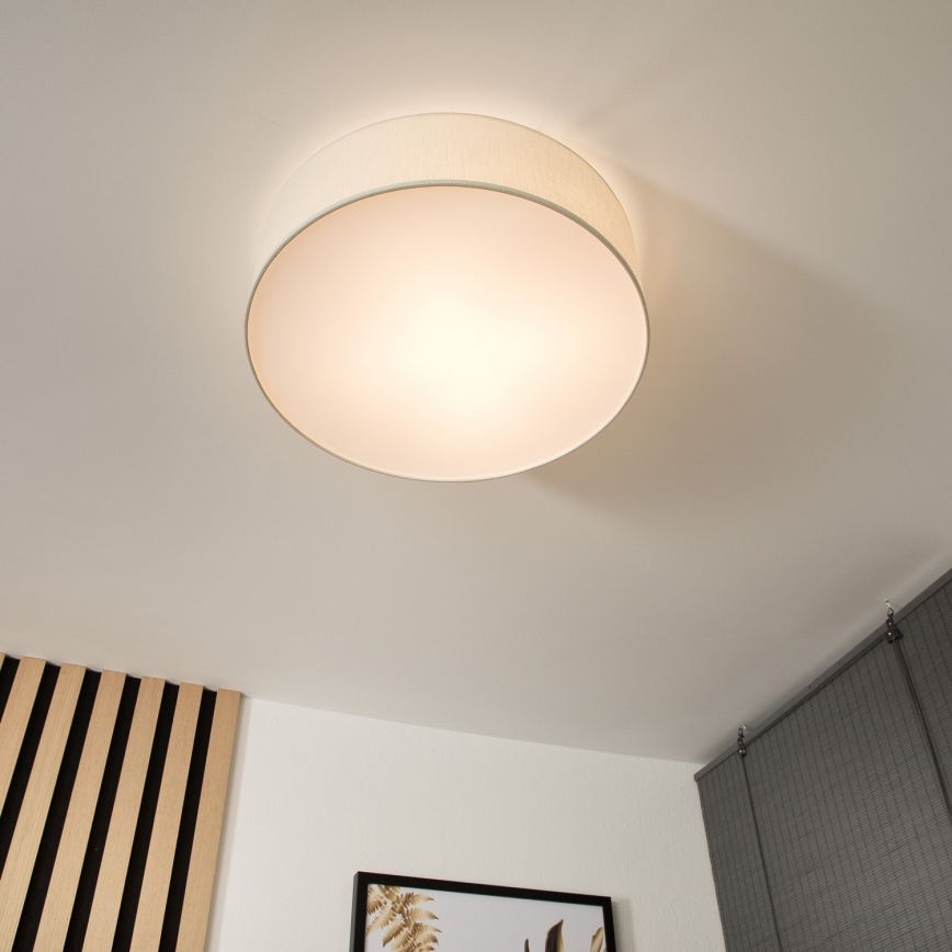 Plafoniera SIRJA 2xE27/15W/230V Ø 45 cm colore crema