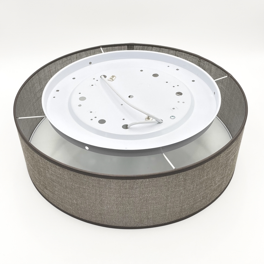 Plafoniera SIRJA 2xE27/15W/230V Ø 45 cm marrone