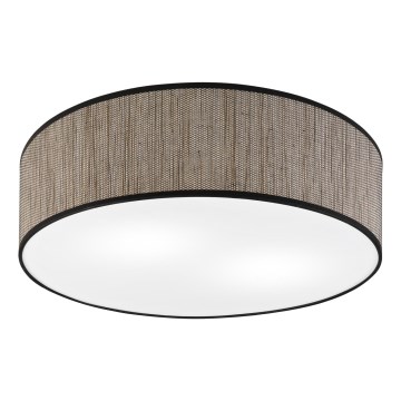 Plafoniera SIRJA 2xE27/15W/230V Ø 45 cm marrone