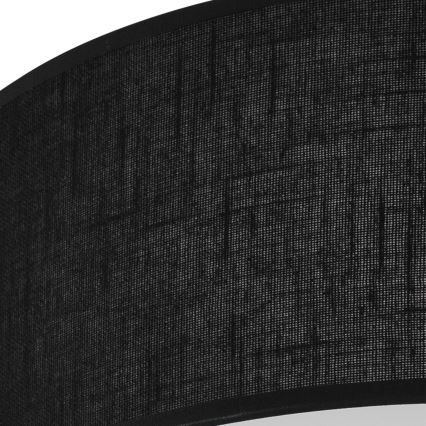 Plafoniera SIRJA 2xE27/15W/230V Ø 45 cm, nero