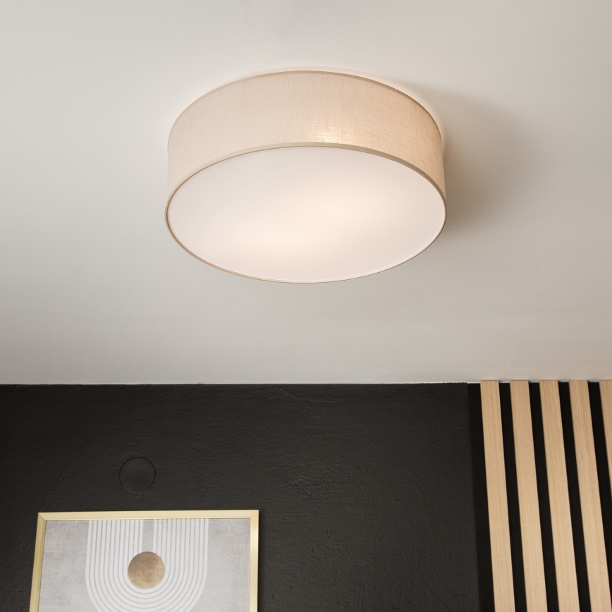 Plafoniera SIRJA 2xE27/60W/230V d. 45 cm beige