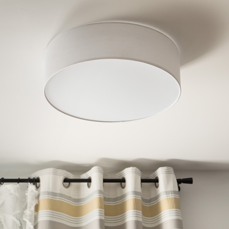 Plafoniera SIRJA 2xE27/60W/230V d. 45 cm bianco
