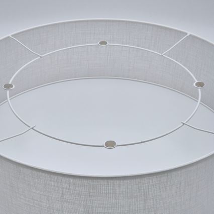 Plafoniera SIRJA 2xE27/60W/230V d. 45 cm bianco
