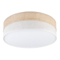 Plafoniera SIRJA BOHO 2xE27/15W/230V Ø 45 cm beige/crema