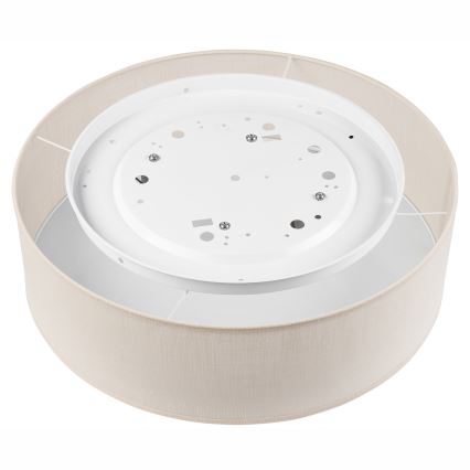 Plafoniera SIRJA DOUBLE 4xE27/15W/230V diametro 45 cm color crema