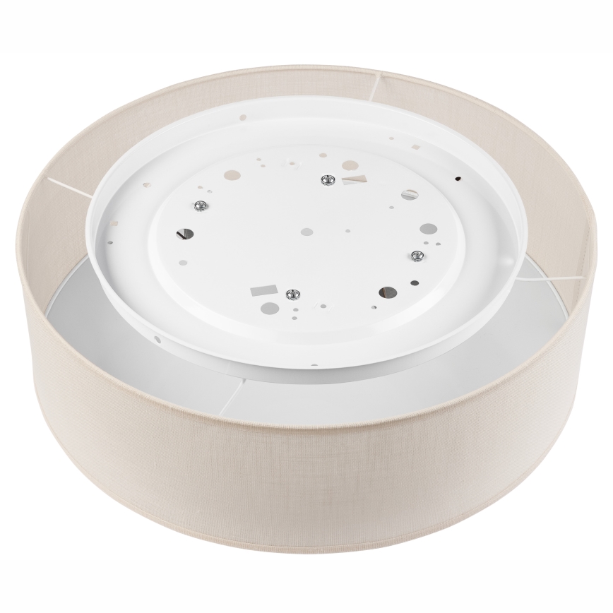 Plafoniera SIRJA DOUBLE 4xE27/15W/230V diametro 45 cm color crema