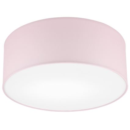 Plafoniera SIRJA PASTEL 1xE27/60W/230V diametro 35 cm rosa
