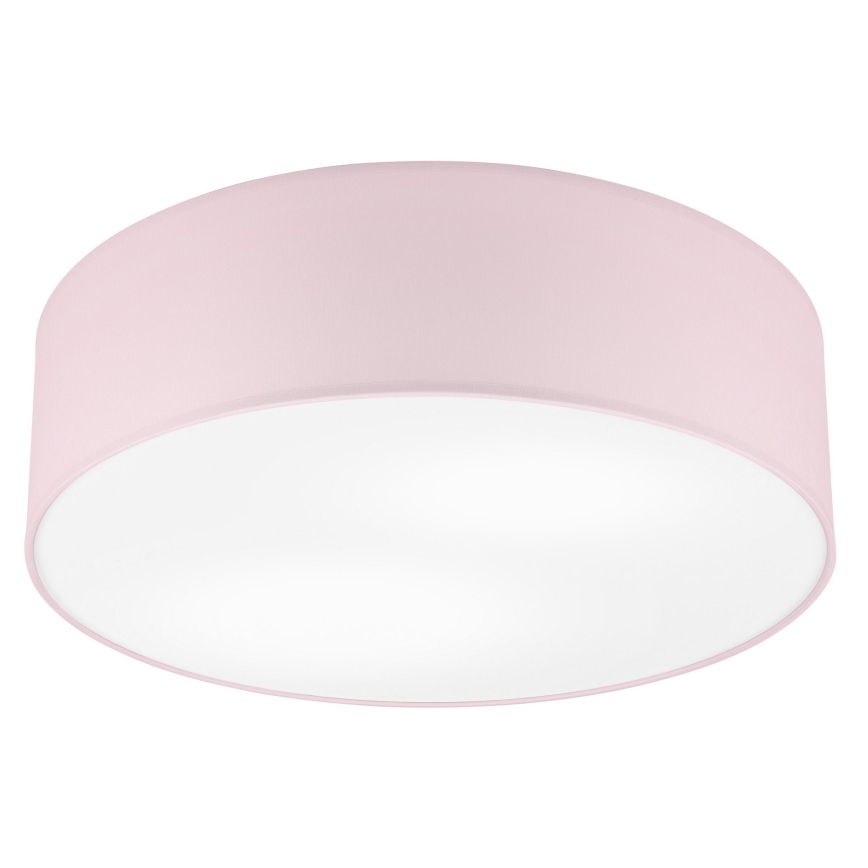 Plafoniera SIRJA PASTEL 2xE27/60W/230V diametro 45 cm rosa